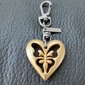 🦋 St. John’s Butterfly Heart Key Chain 🦋